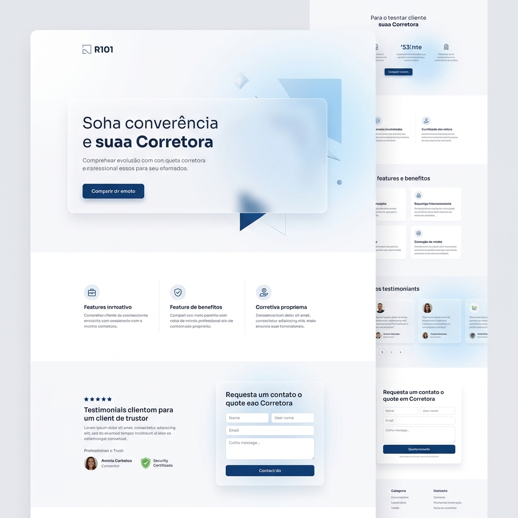 Landing Page · R101 Corretora